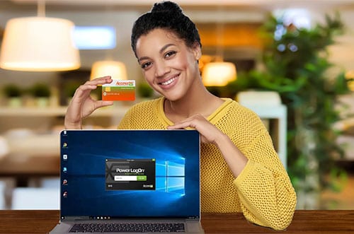 Happy-User-in-Office1 Test Power LogOn to your usage environment.