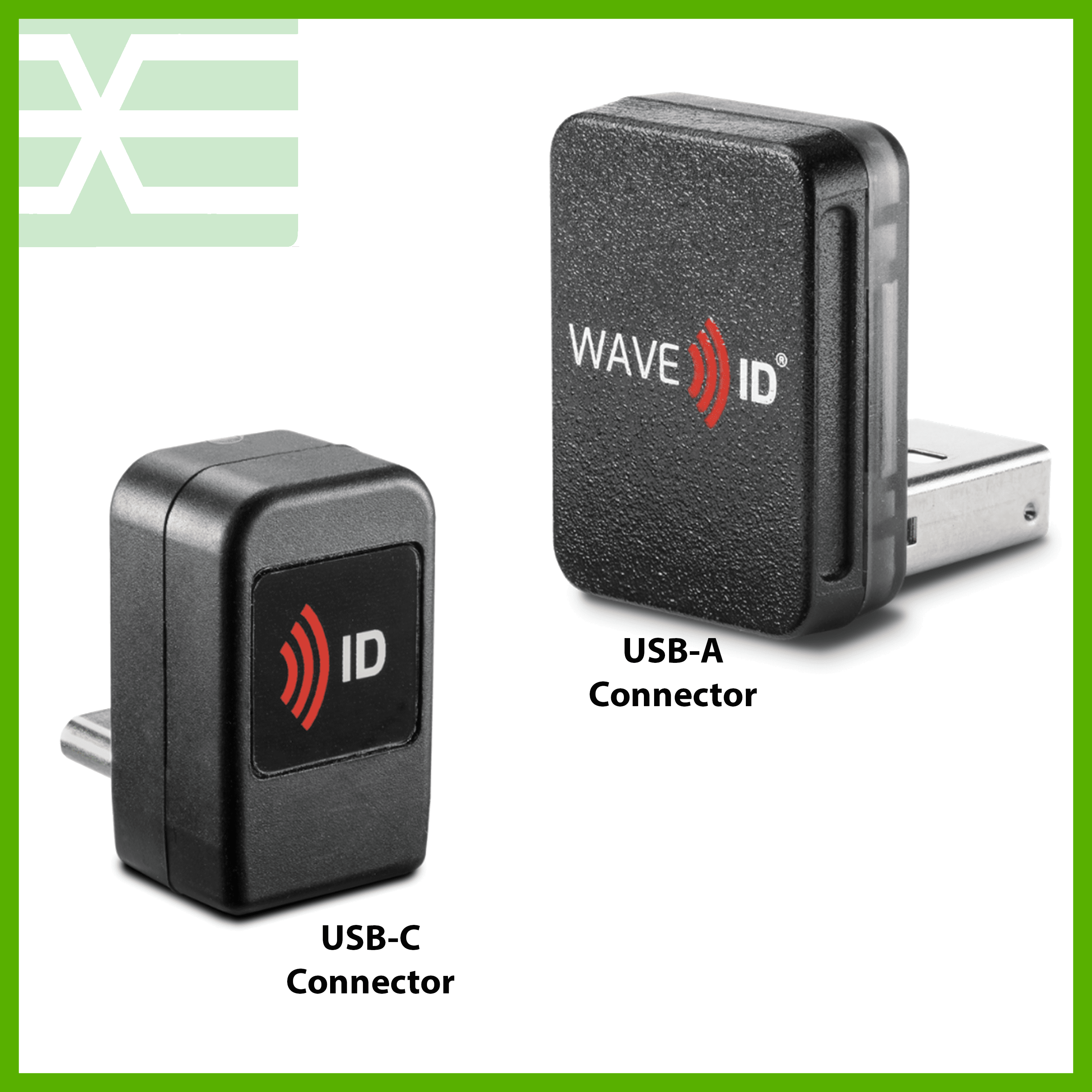 rf IDEAS Nano readers with either USB-A or USB-C connector